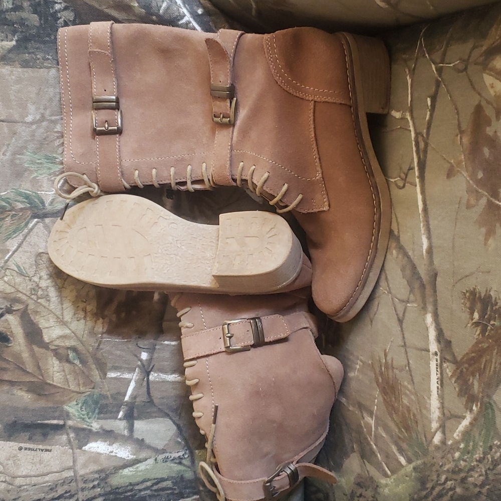 Tan Suede Boots